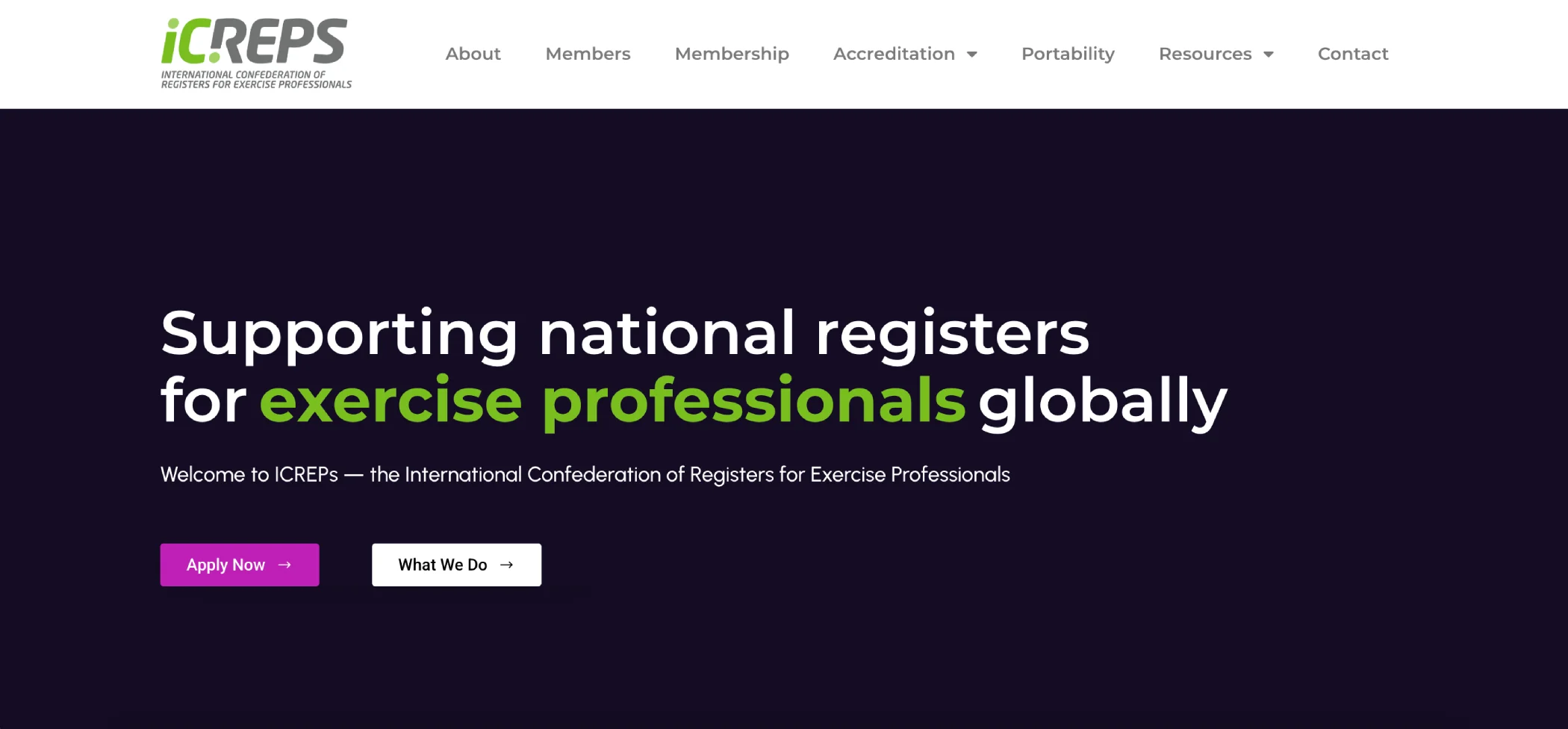 ICREPs website